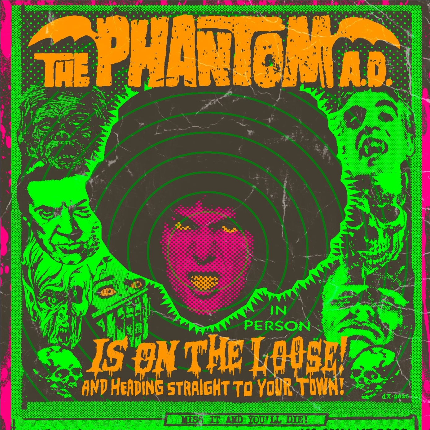 The Phantom A.D. Live at The Haunt - Sunday June 14th - Des Moines, IA 7:30pm - Will Call Ticket