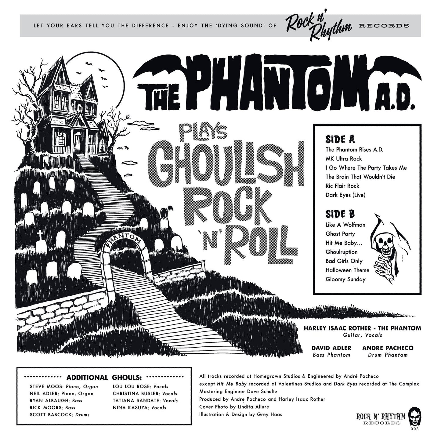 CD - The Phantom A.D. Plays Ghoulish Rock 'N' Roll