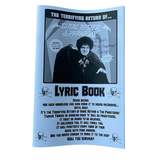 CD - The Terrifying Return Of... + Signed 16 Page Lyrics Book!