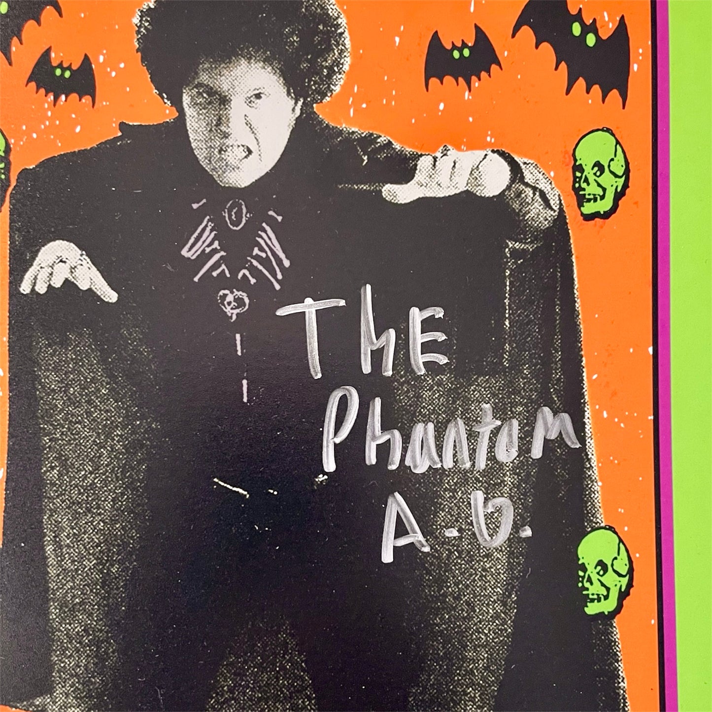 Autographed 8x10" Singed Promo Photo! Halloween Colors!