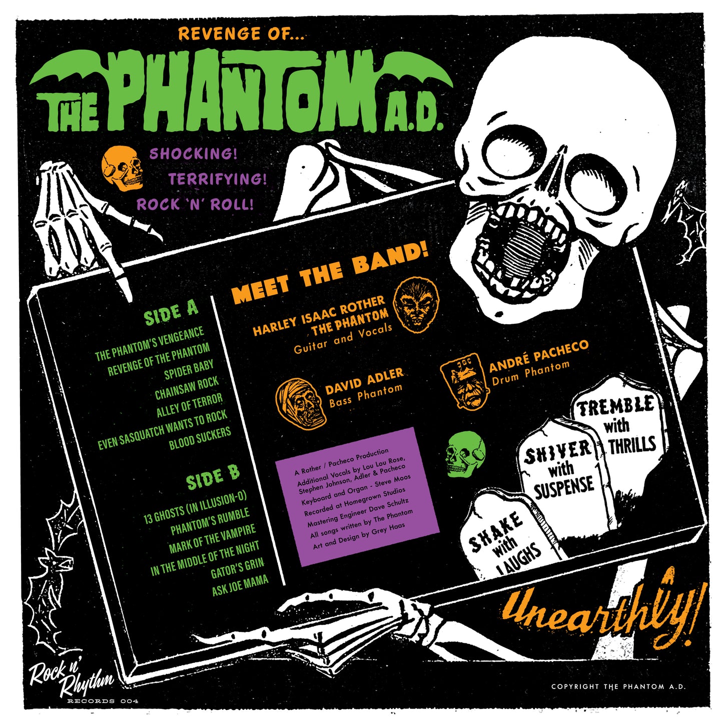 LP - Revenge Of The Phantom - Orange Vinyl