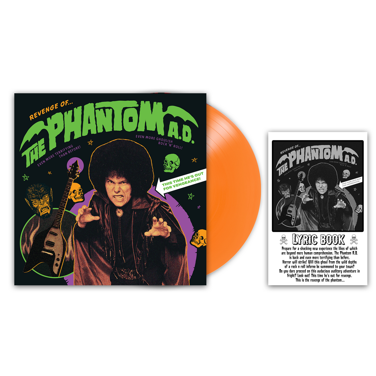 Revenge Of The Phantom - Orange Vinyl + 16 Page Lyric book