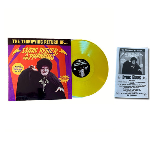 LP - The Terrifying Return on Yellow Color Vinyl + Signed 16 Page Lyric Book!